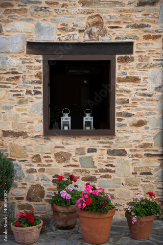 traditional slate and stone wall