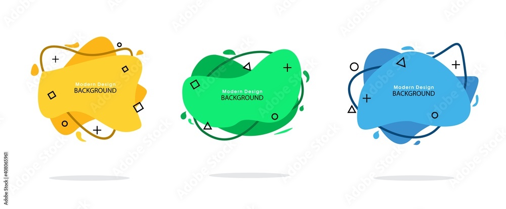 Set of abstract background modern graphic elements. Dynamical colored forms and line. Gradient abstract banners with flowing liquid shapes. banner Template, flyer or presentation. Vector. Set of abstract background modern graphic elements. Dynamical colored forms and line. Gradient abstract banners with flowing liquid shapes. banner Template, flyer or presentation. Vector.