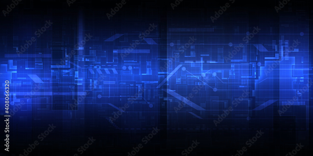 Abstract digital technology concept for futuristic background and wallpapers.