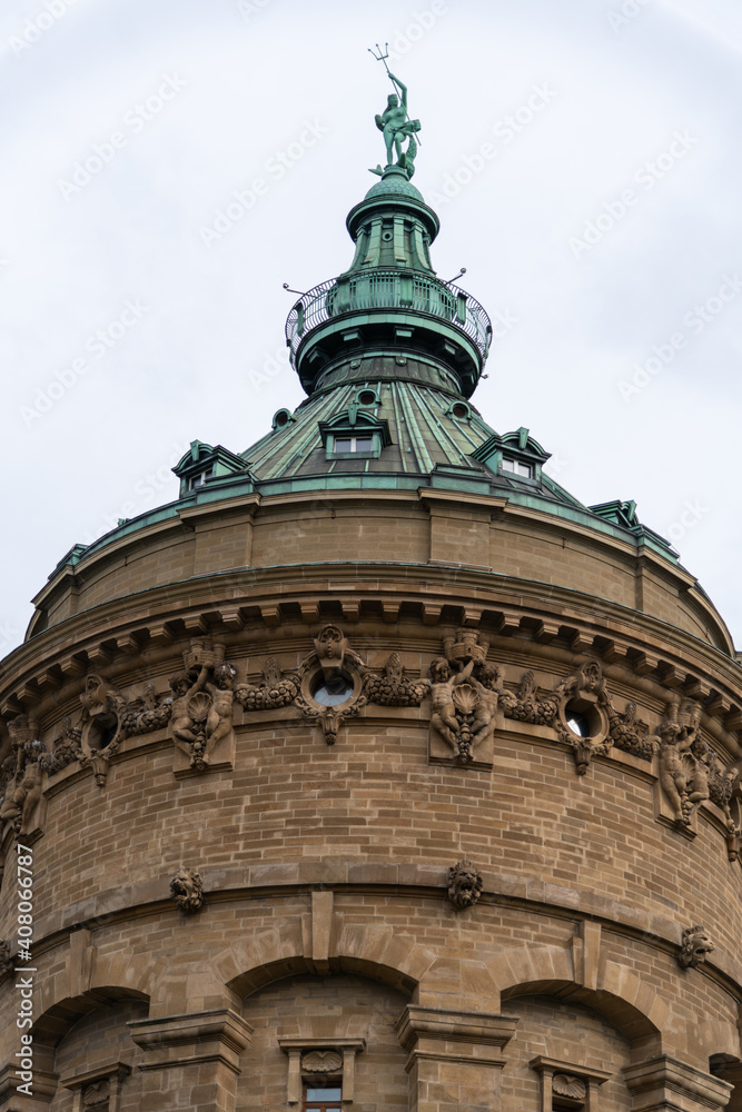 Water Tower Landmark in Mannheim