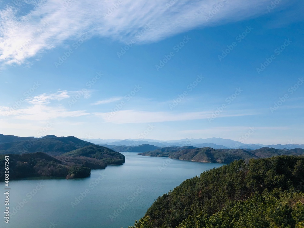 lake and mountains lake and mountains