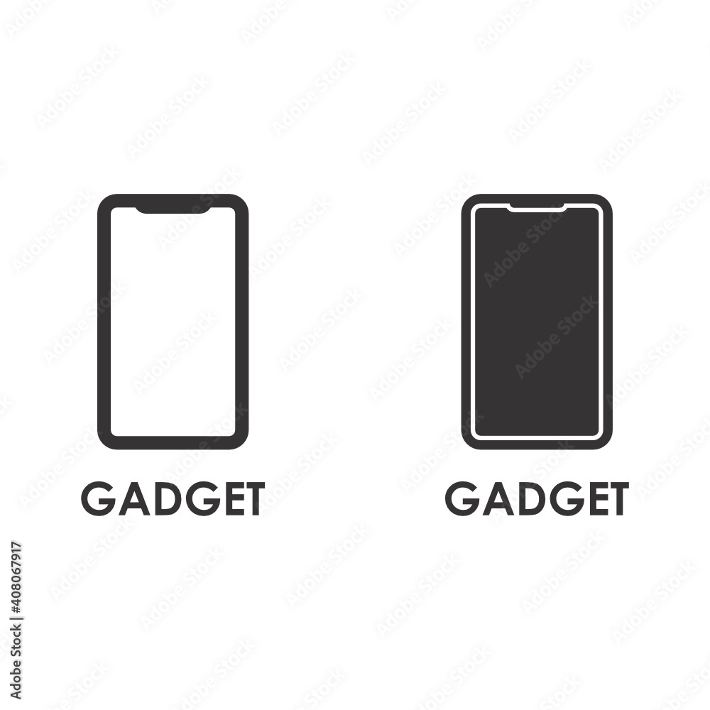 GADGET Icon on thin and bold vector illustration for online store or website GADGET Icon on thin and bold vector illustration for online store or website