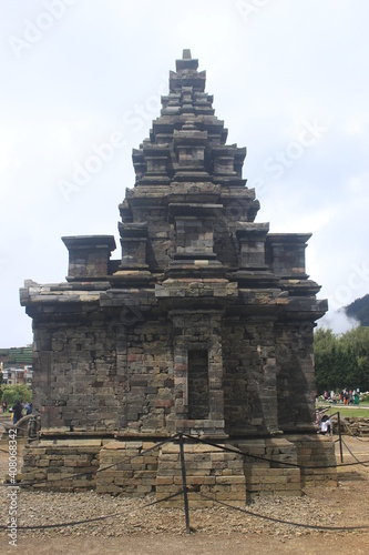 Sembadra Temple in Dieng Temple Complex tourism object  which was founded by the Sanjaya dynasty in the 8th century AD in Dieng  Indonesia