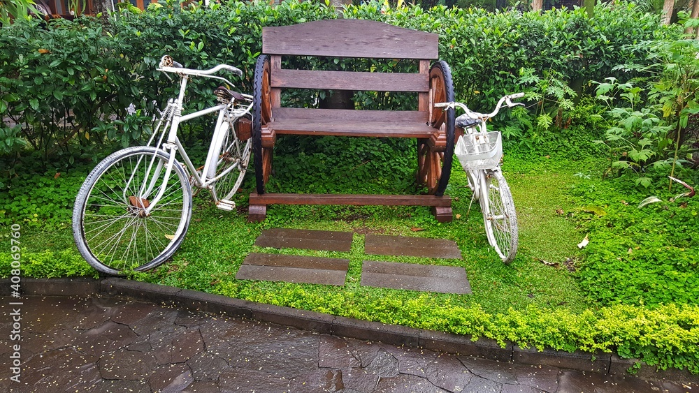 bicycle on grass