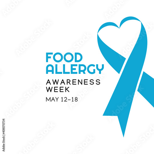 vector graphic of food allergy awareness week good for food allergy awareness week celebration. flat design. flyer design.flat illustration.