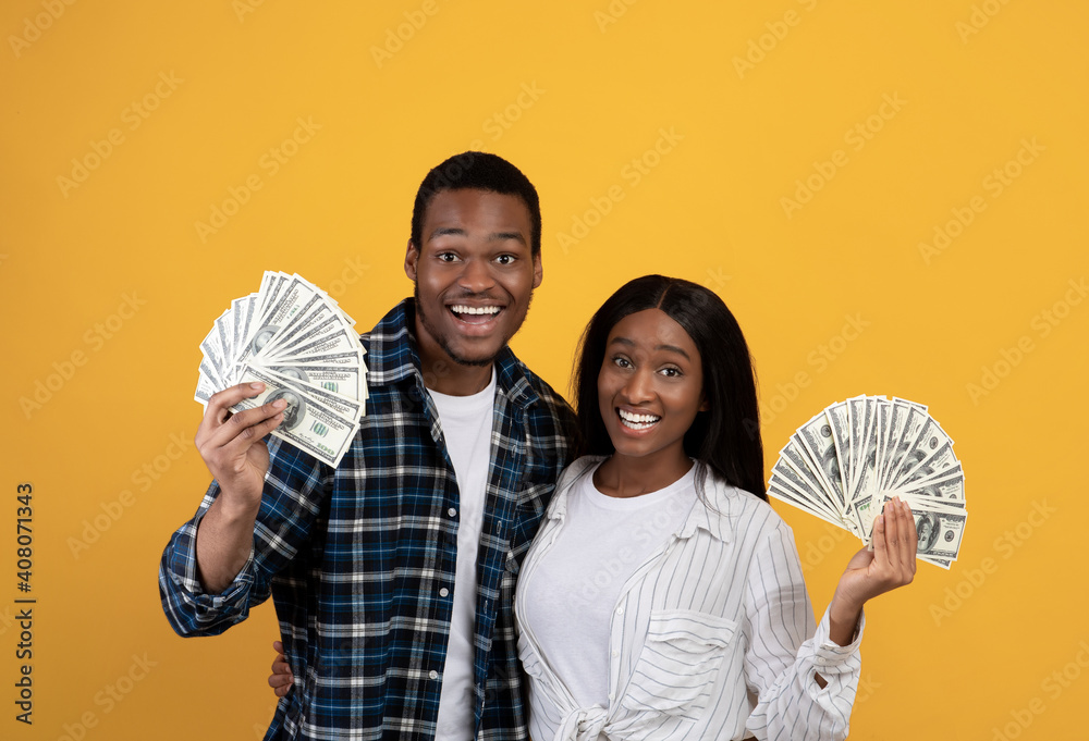 A lot of money, big win and joy of victory A lot of money, big win and joy of victory