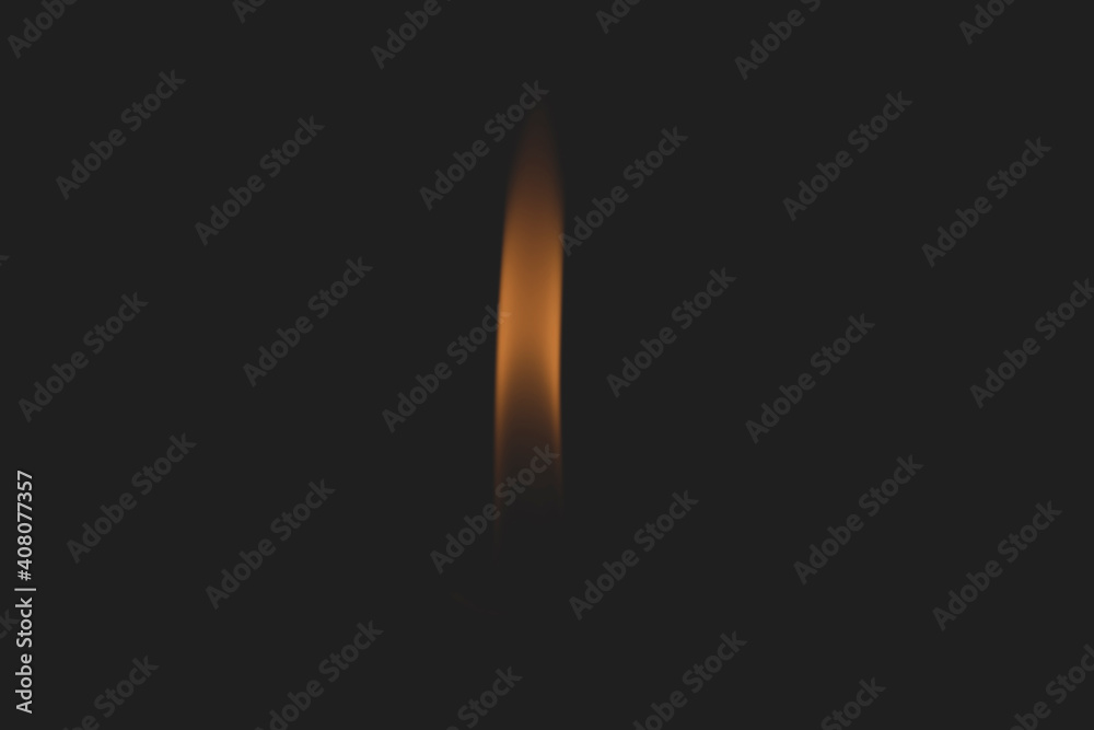 Candle flame in the dark Candle flame in the dark