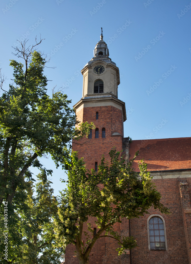 Church of St. Florian in Znin. Poland