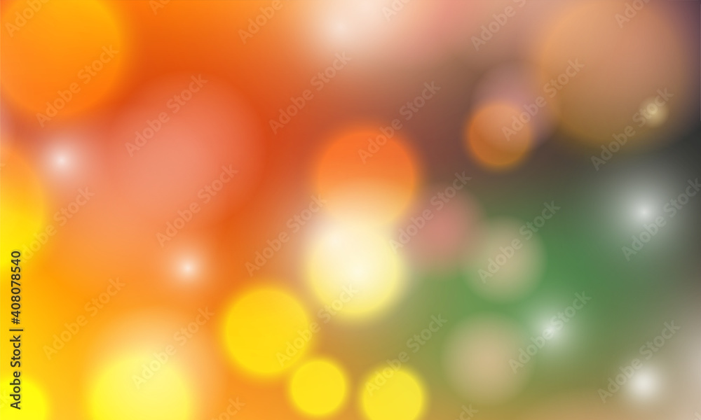 Fototapeta premium Abstract shiny blurred lights background stock illustration