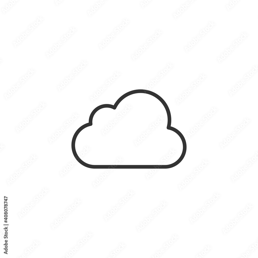 Cloud icon. Server symbol modern, simple, vector, icon for website design, mobile app, ui. Vector Illustration Cloud icon. Server symbol modern, simple, vector, icon for website design, mobile app, ui. Vector Illustration