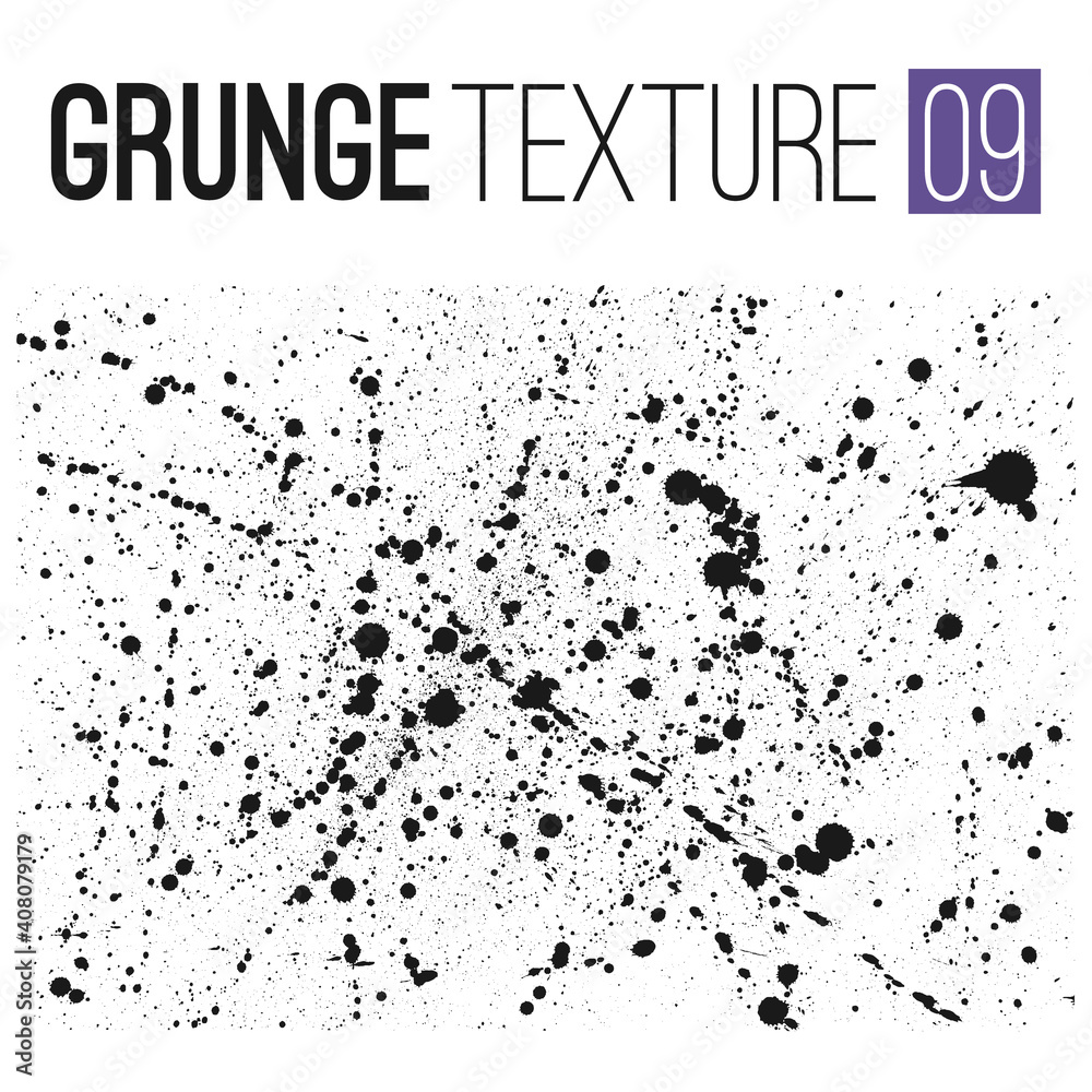 Splatter hand drawn ink vector texture. Distressed grit style effect. Abstract blot urban black and white background. Graphic design element. Splatter hand drawn ink vector texture. Distressed grit style effect. Abstract blot urban black and white background. Graphic design element.