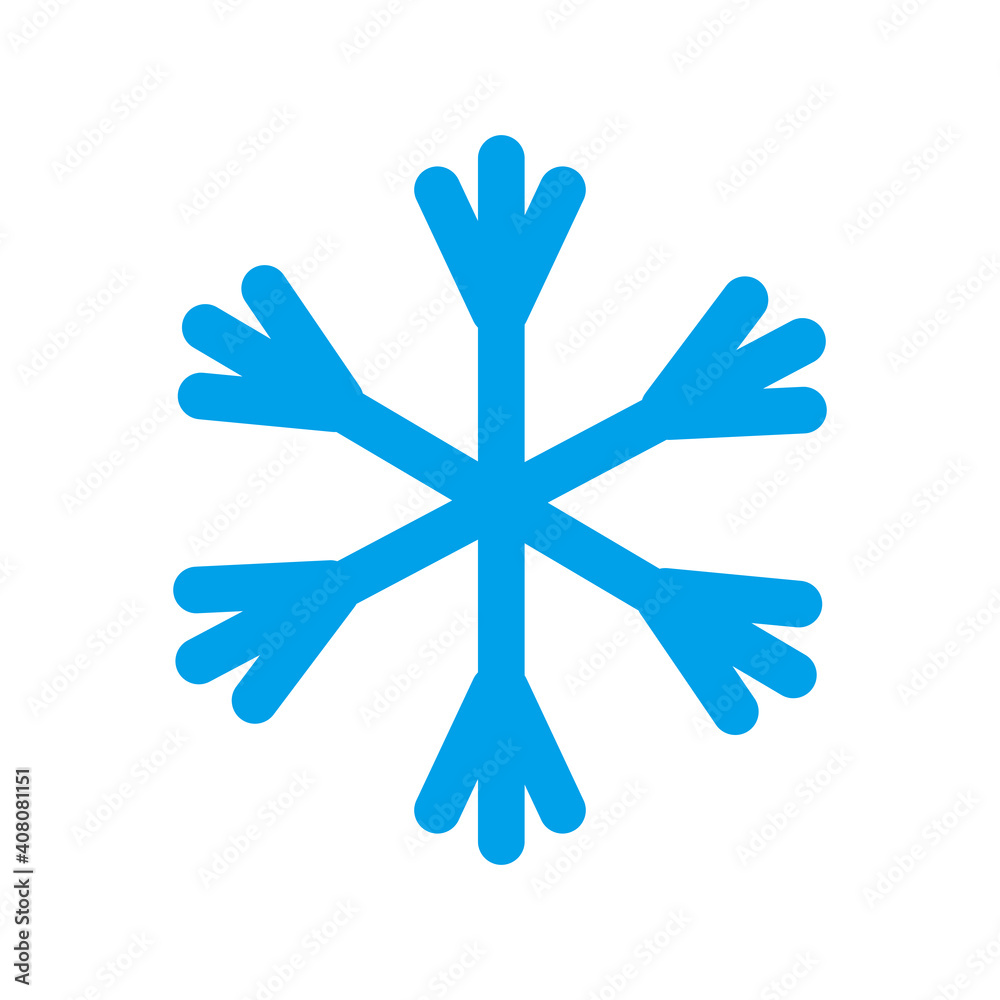 snowflake icon vector illustration sign snowflake icon vector illustration sign