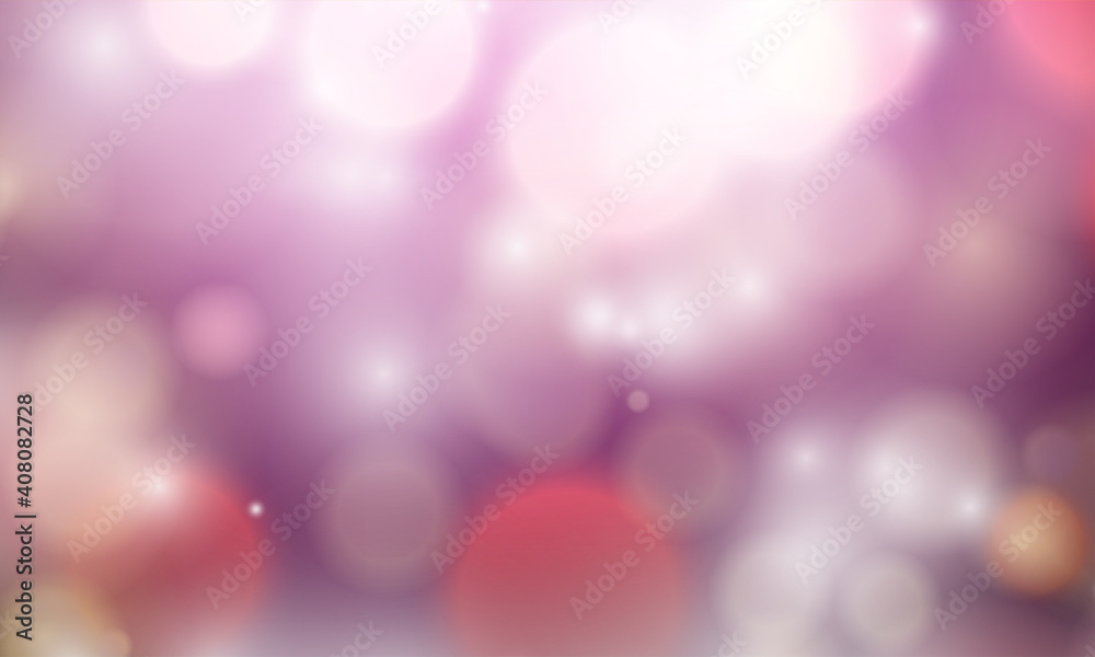 Fototapeta premium Abstract shiny blurred lights background stock illustration