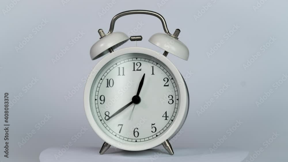 Time lapse: Classic Alarm Clock rotating Time lapse: Classic Alarm Clock rotating
