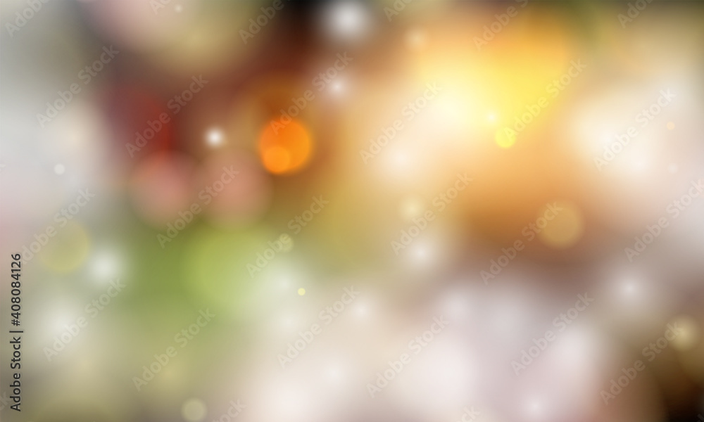 Fototapeta premium Abstract shiny blurred lights background stock illustration
