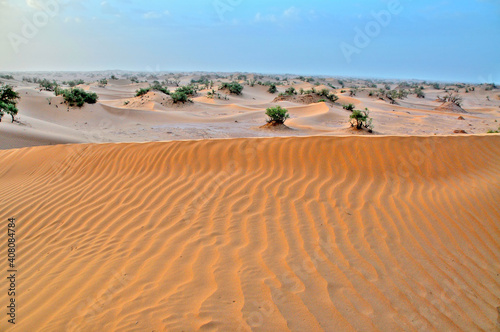 View of the Sahara desert in Morocco