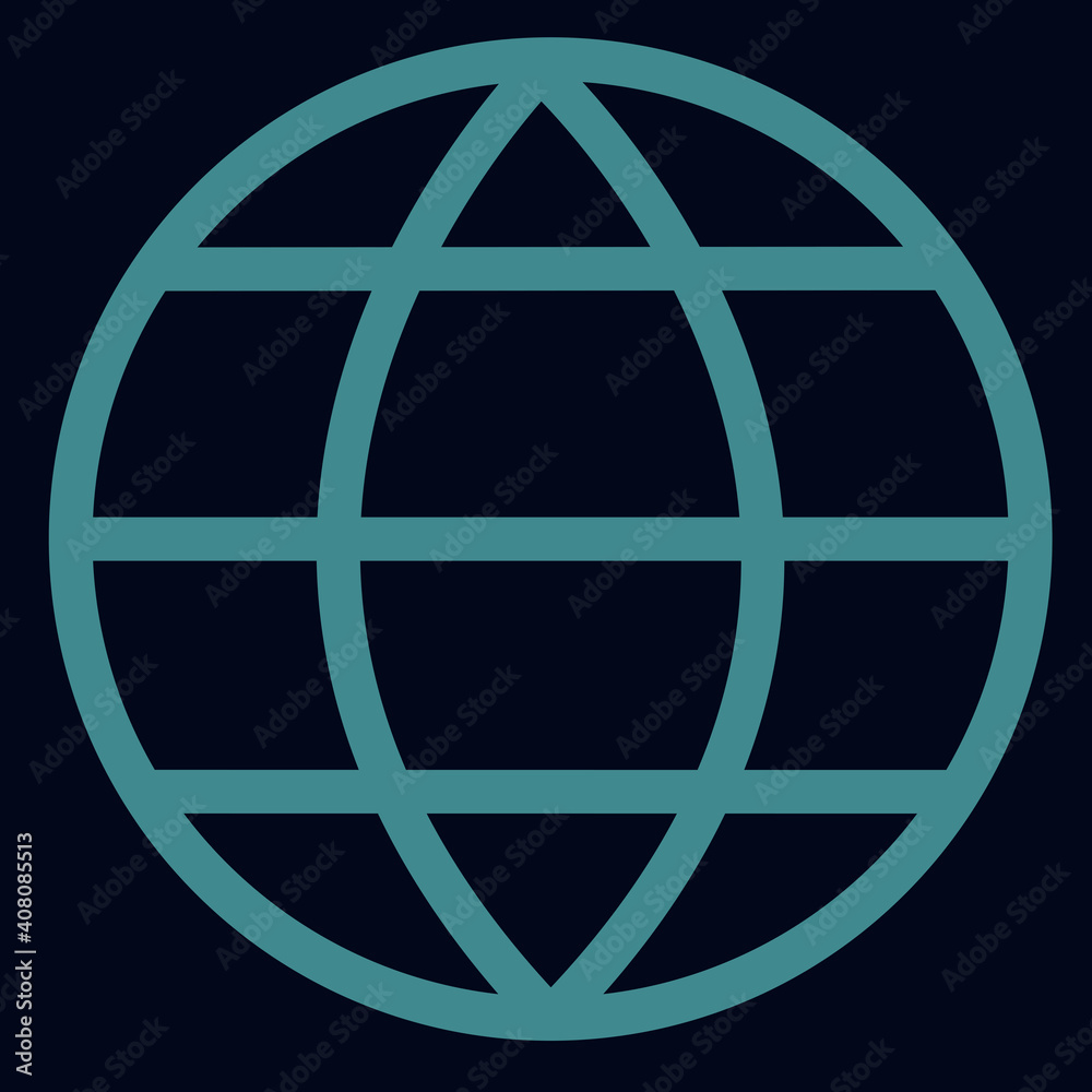 World Internet vector icon World Internet vector icon