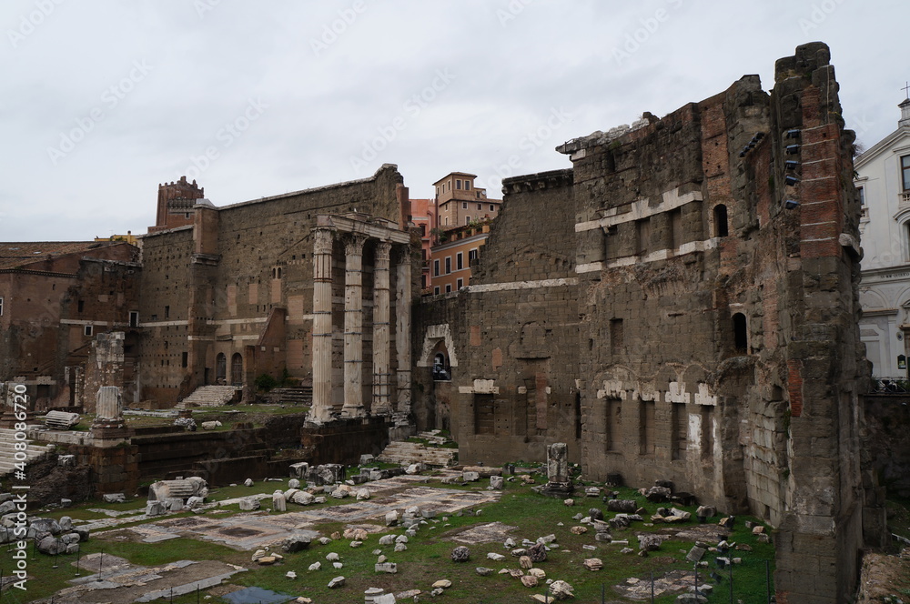 Trajan's Market ruins in Rome