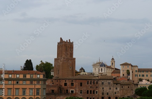 The view onto Rome from the hill