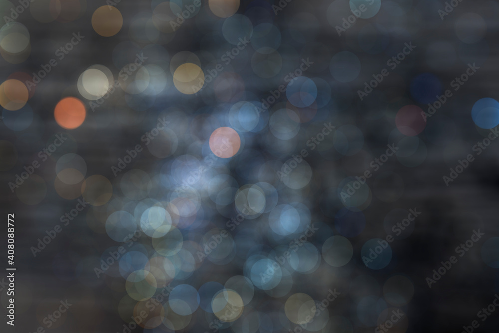 Colorful light bokeh with dark dark background Colorful light bokeh with dark dark background
