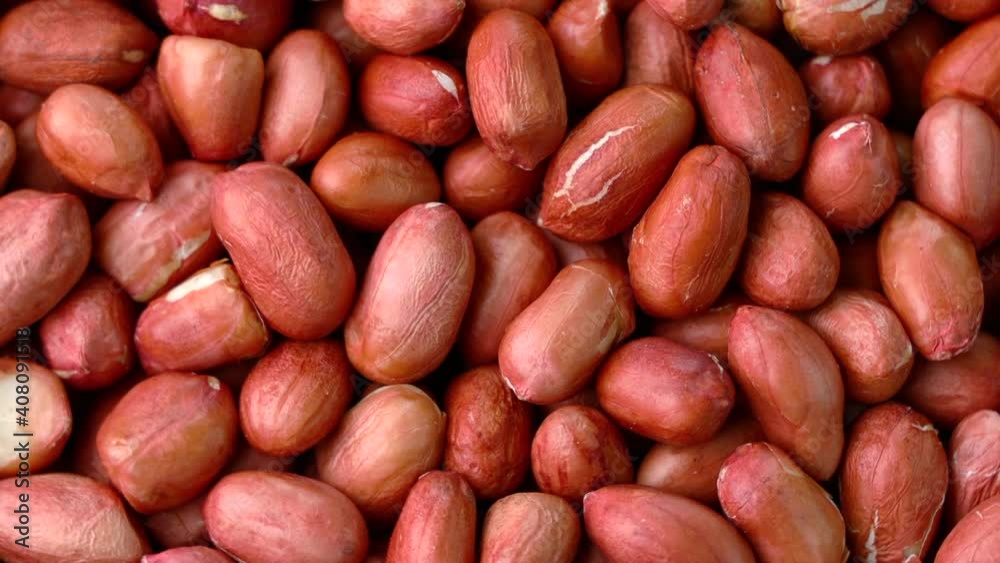 close up peanuts top view
