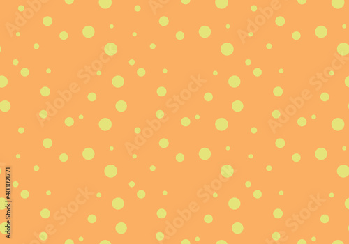 Vector texture background  seamless pattern. Hand drawn  orange  yellow colors.