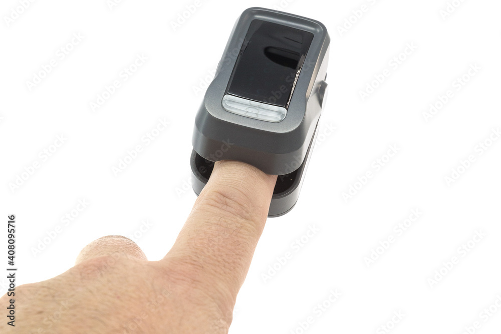 finger in pulse oximeter finger in pulse oximeter