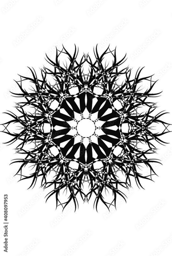black and white snowflake black and white snowflake