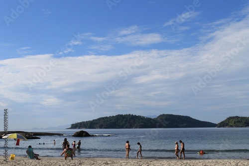 Pessoas na praia
