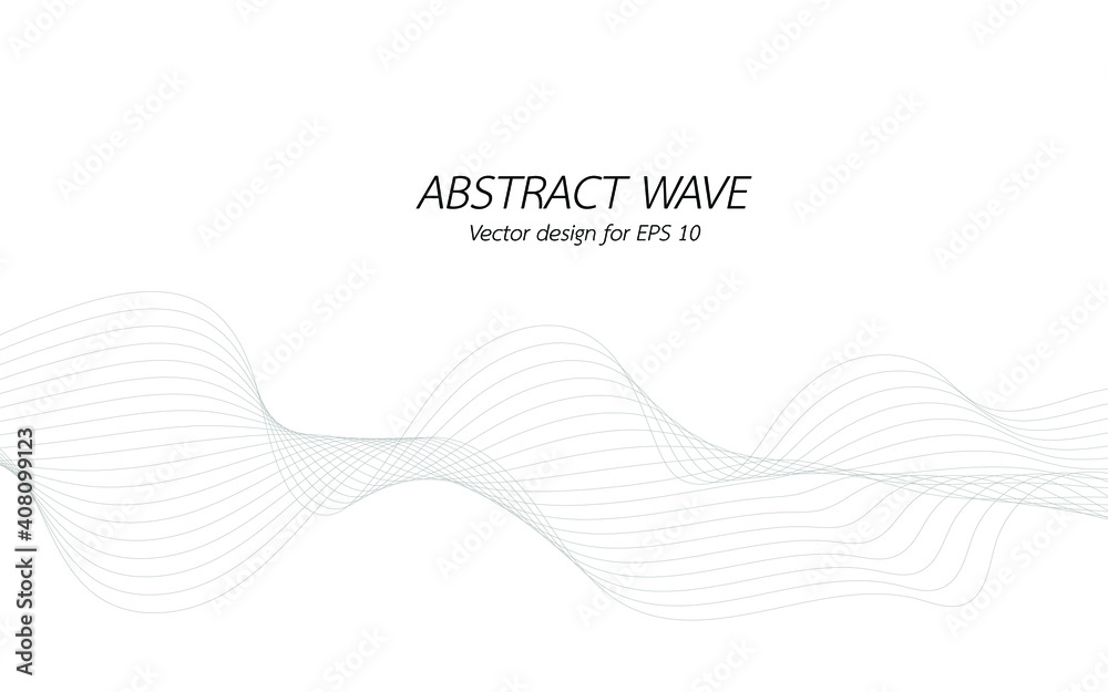 Fototapeta premium abstract wave background