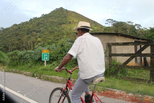 Pedalando no km 24