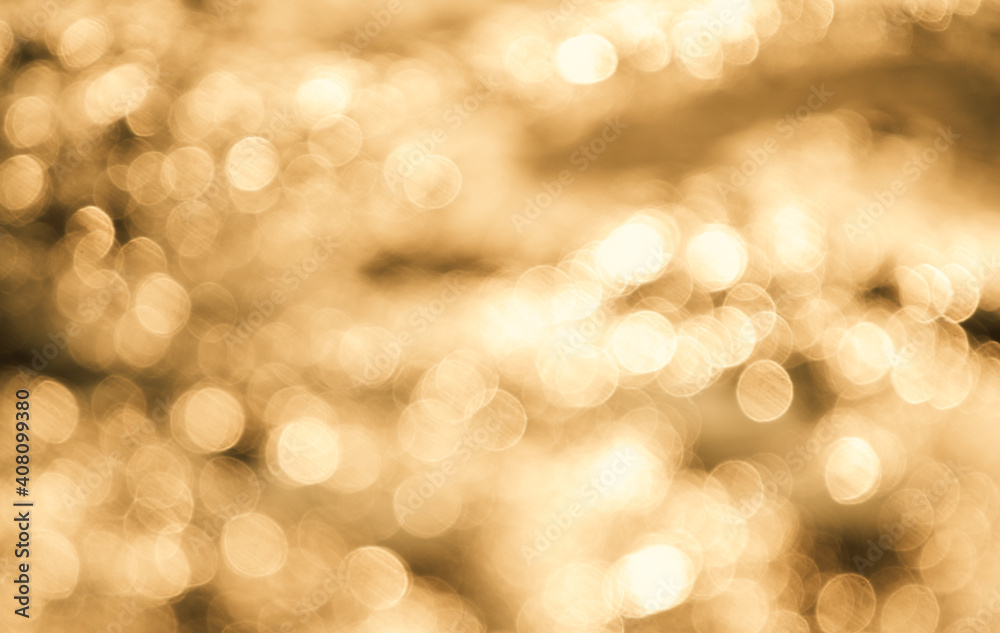 Obraz premium Abstract orange or gold bokeh background 