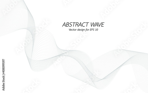 abstract background with waves