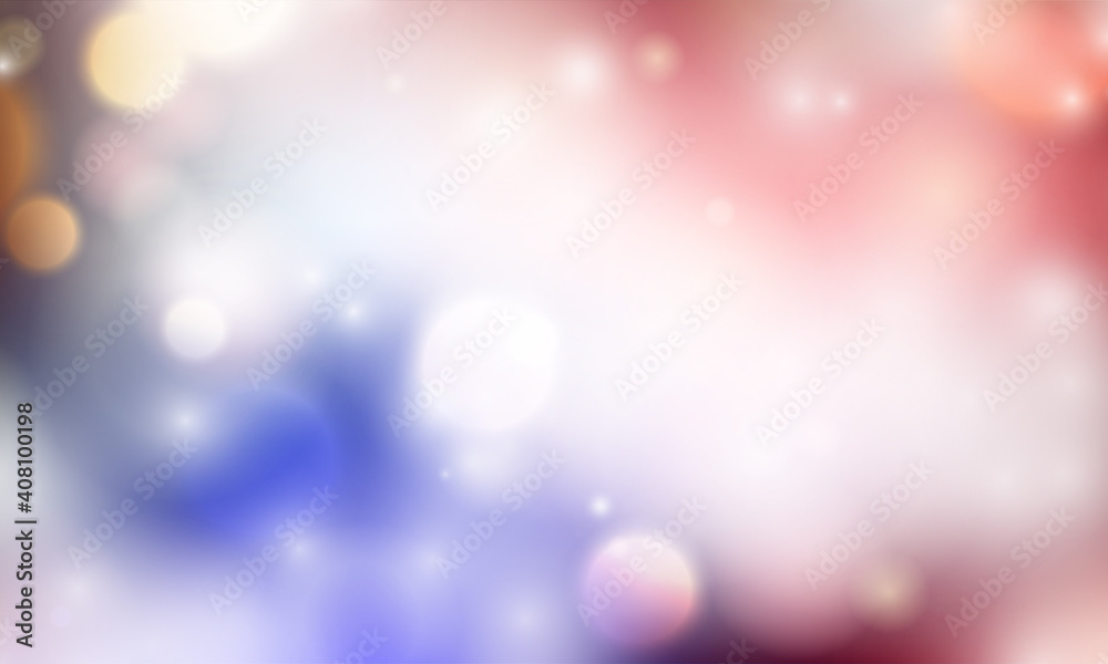 Fototapeta premium Abstract shiny blurred lights background stock illustration
