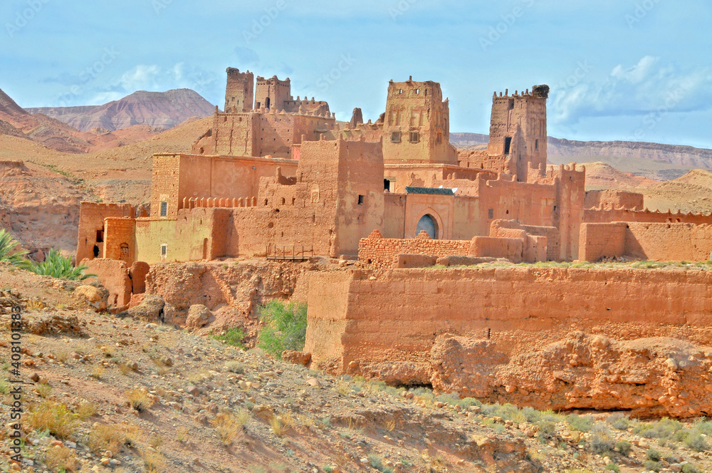 Historic ighrem or ksar in Marocco Historic ighrem or ksar in Marocco