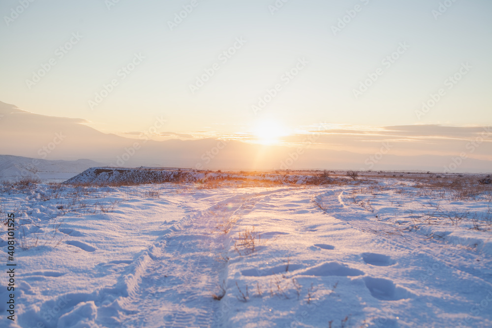 nature in winter mountains and hills nature in winter mountains and hills