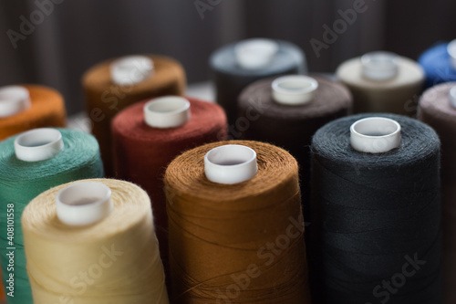 Fotografia, Obraz reels of threads for sewing