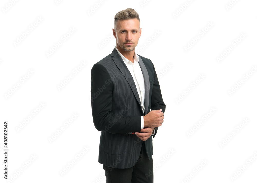 Handsome man wear fashion classic suit in business formal style with fashionable look, fashionist Handsome man wear fashion classic suit in business formal style with fashionable look, fashionist