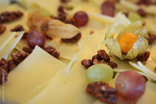 cheese and fruit platter