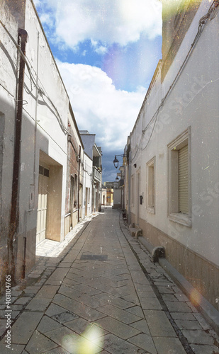 street in the old town of Italy 