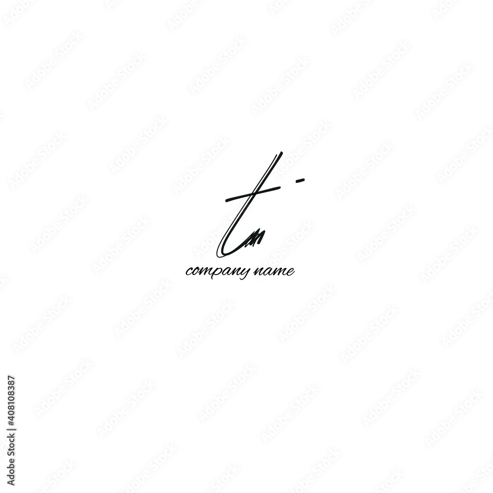 tn initial handwriting logo for identity tn initial handwriting logo for identity