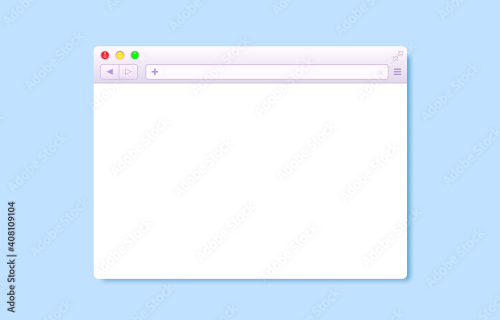 Frame landing page, Design internet video browser template. Windows frame search, webpage. Vector Frame landing page, Design internet video browser template. Windows frame search, webpage. Vector