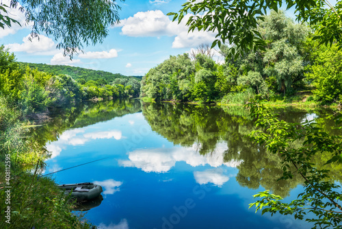 River in summer day