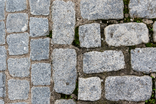Granite natural stone cobblestones. Natural stone plaster texture, textures for graphic design and Photoshop.