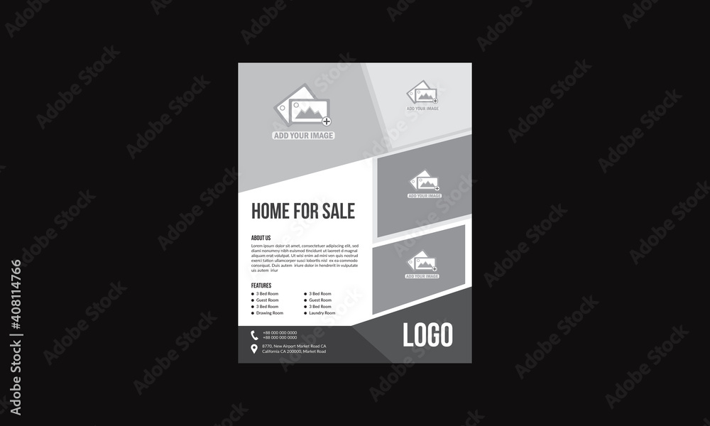 Real Estate Flyer Template Fully Editable Design Very unique Real Estate Flyer Template Fully Editable Design Very unique