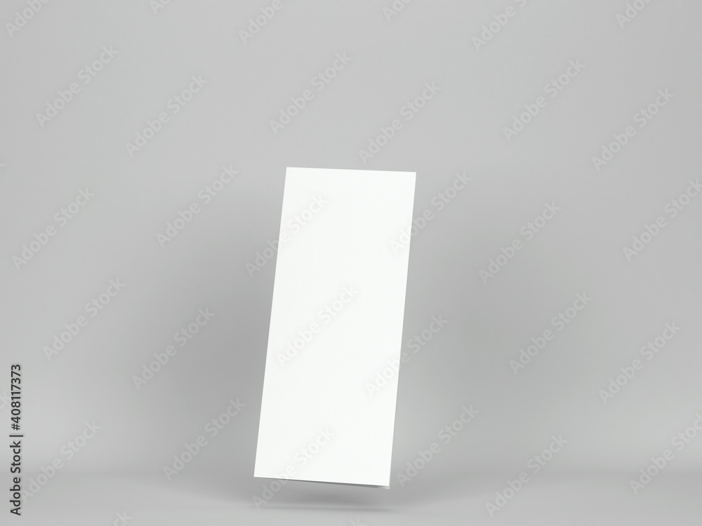 Blank trifold brochure mockup Blank trifold brochure mockup