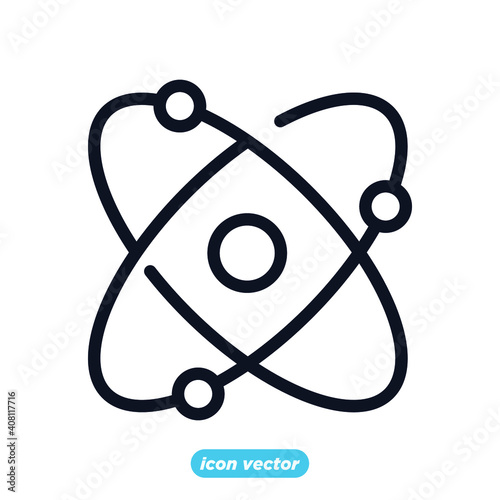 Molecule icon template color editable. Molecule symbol vector illustration for graphic and web design.
