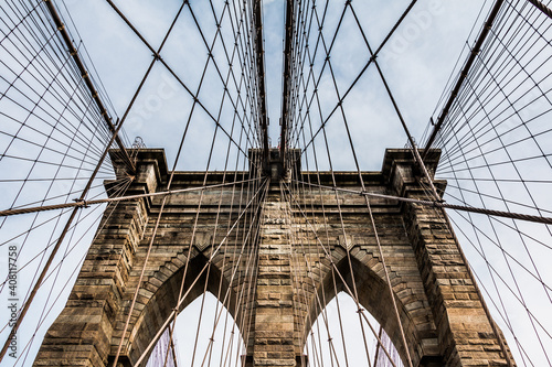 Brooklyn Bridge New York symetrisch photo