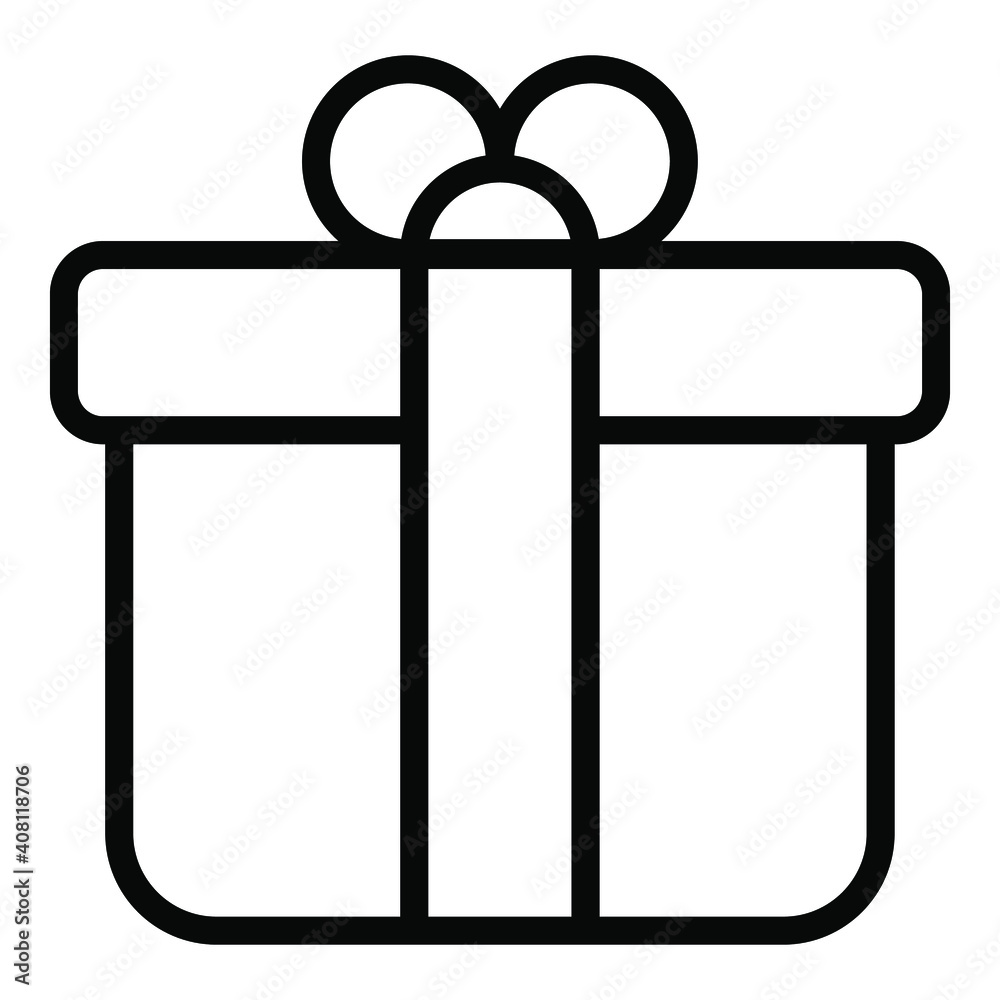 gift box vector outline icon. Modern thin line symbols. Collection of traditional elements. gift box vector outline icon. Modern thin line symbols. Collection of traditional elements.