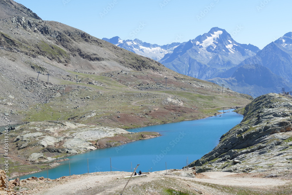 balade des lacs Alpes d'huez en france